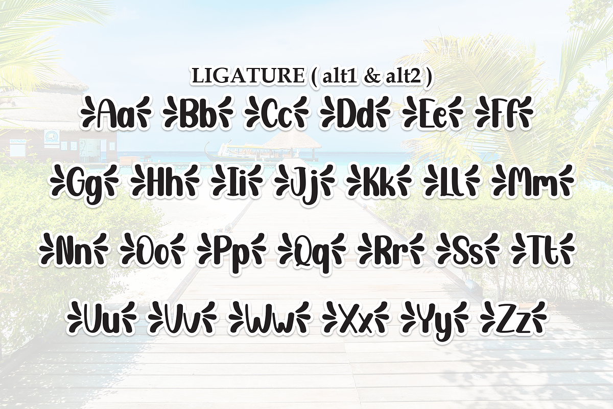 Holiday | Script Font, a Script Font by Scratchones (Photo 6 of 9)