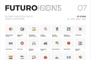 Futuro Next Icons Bundle, a Duotone Icon by Anatolii Babii (Thumbnail 8 of 14)