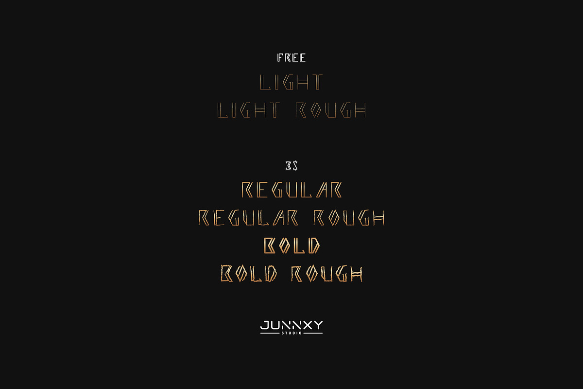 EXTERIOR - 6 fonts preview 5