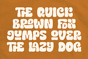 Thekaty Nianders Groovy Display Font, a Handwritten Font by Cruzine (Thumbnail 2 of 8)