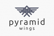 Pyramid Wings Logo Template, a Branding & Logo Template by PixaSquare (Thumbnail 1 of 3)