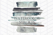 57 Moody Watercolor Elements SALE, a Texture Graphic by Tubigan Art (Thumbnail 4 of 8)