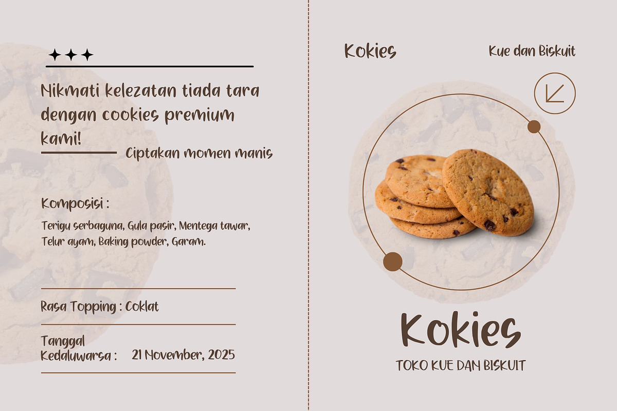 Swirly Kokies, a Handwritten Font by Aisyah (Photo 3 of 5)