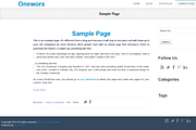 Oneworx, a WordPress Template by themeworx (Thumbnail 4 of 4)
