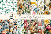 Seamless Easter Digital Paper, an Illustration by DreamPrint404 (Thumbnail 1 of 5)