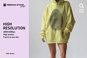 Hoodie Mock-Up Set, a Hoody Mockup by Freeman Studio (Thumbnail 5 of 14)