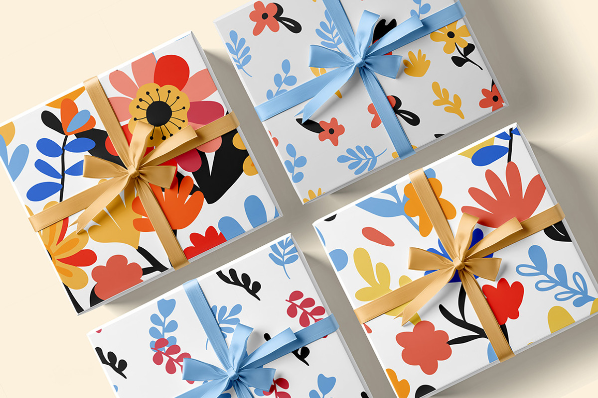 Scandinavian Floral Abstract Pattern, a Pattern Graphic by Asya Melkonyan Patterns (Photo 11 of 20)