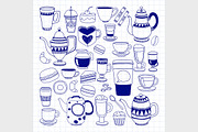 7 vector templates (jpg+eps) Coffee, a Food Illustration by Art Loft (Thumbnail 7 of 8)