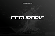 Feguropic, a Font by garismantra (Thumbnail 1 of 4)