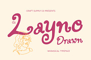 CS Layne Drawn, a Sans Serif Font by Craft Supply Co. (Thumbnail 1 of 8)
