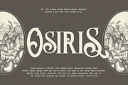 Osiris Vintage Font, a Serif Font by JumboDesign (Thumbnail 1 of 5)