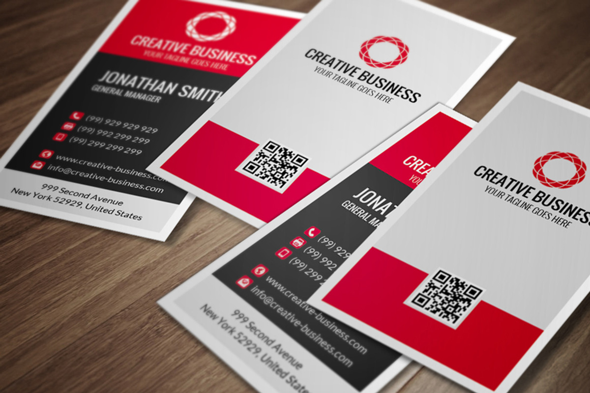 Modern Corporate Business Card CM020, a Business Card Template by annozio (Photo 1 of 4)