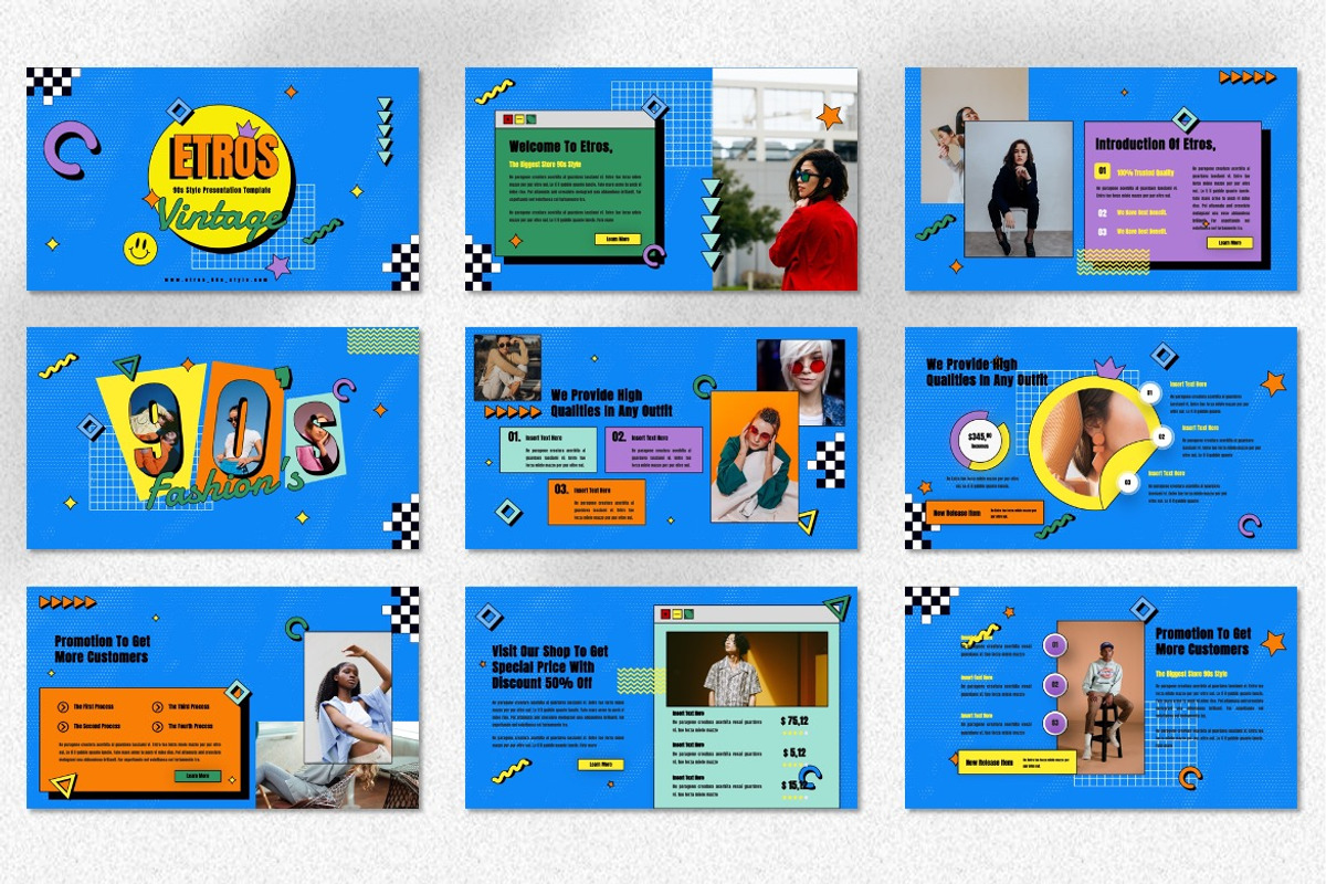Etros - 90s Style Googleslide, a Presentation Template by Dhabee (Photo 4 of 7)