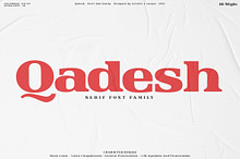Qadesh - Serif font family