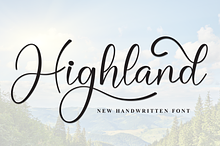 Highland | Script Font