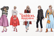 Fashion VECTOR illustrations, a Person Illustration by Natalka Dmitrova art (Thumbnail 2 of 12)