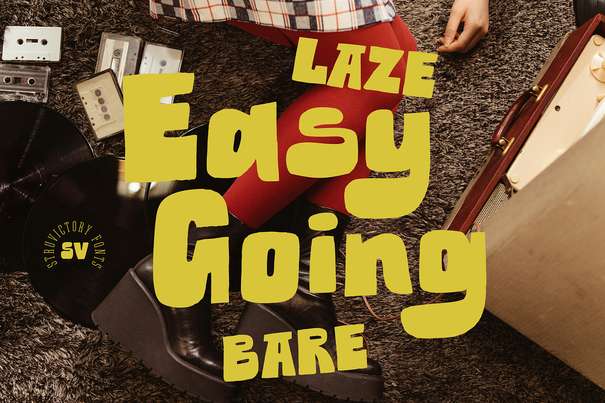 Easygoing Playful Handwritten Sans, a Sans Serif Font by Struvictory.art (Photo 3 of 9)