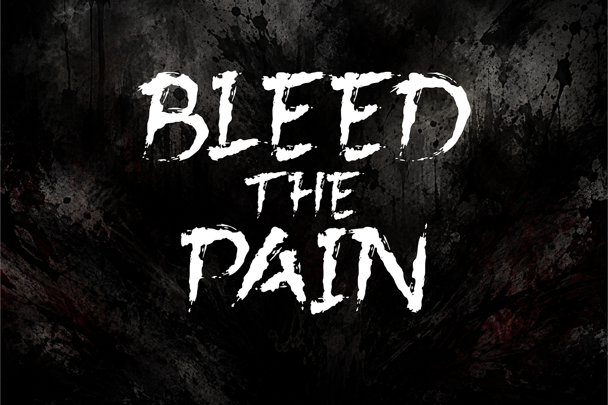 Morzeth-Horror Brush Display, a Handwritten Font by idealistudio (Photo 4 of 5)