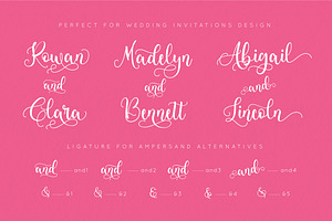 Loveliest Calligraphy Font