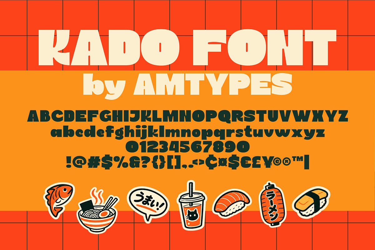 KADO – Bold Display Typeface, a Sans Serif Font by Angga Mahardika (Photo 7 of 8)