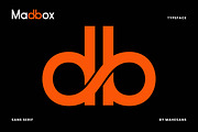 Madbox | Modern Ligature Sans Serif, a Sans Serif Font by Mahesans Co (Thumbnail 3 of 10)