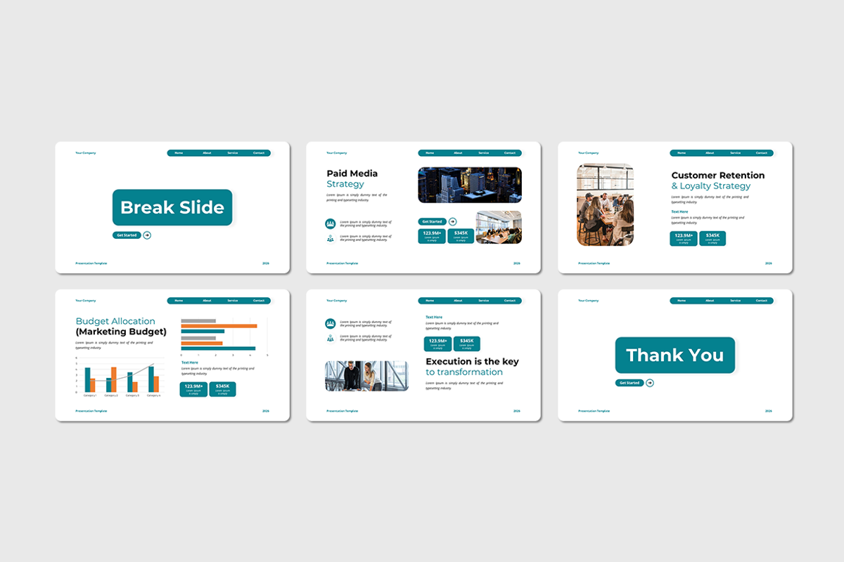 Marketing Plan - Keynote Template, a Presentation Template by Iqsiart Studio (Photo 3 of 3)