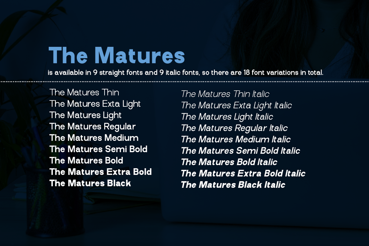 The Matures, a Sans Serif Font by artisans (Photo 2 of 5)