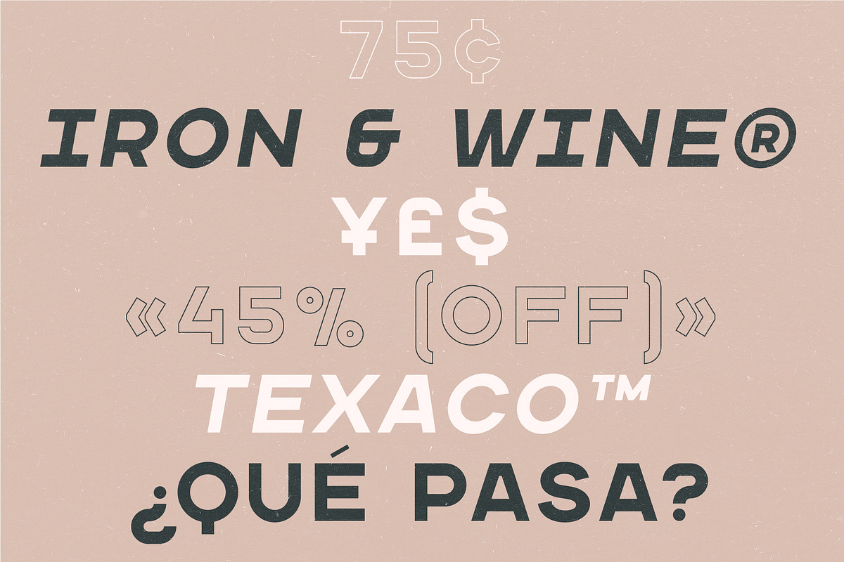 Wichita - Bold Sans Serif Display Font preview 6