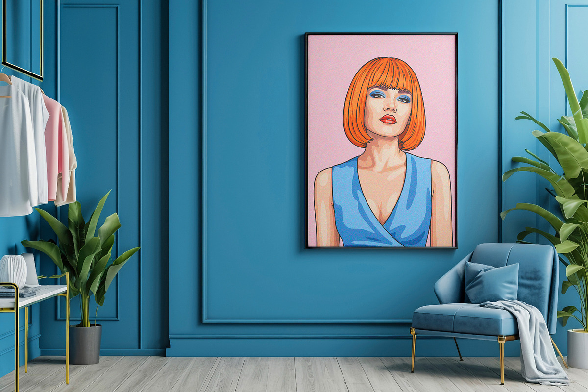 Vector Fashion Girl Portraits, a Person Illustration by Iryna Denysova (Photo 11 of 11)