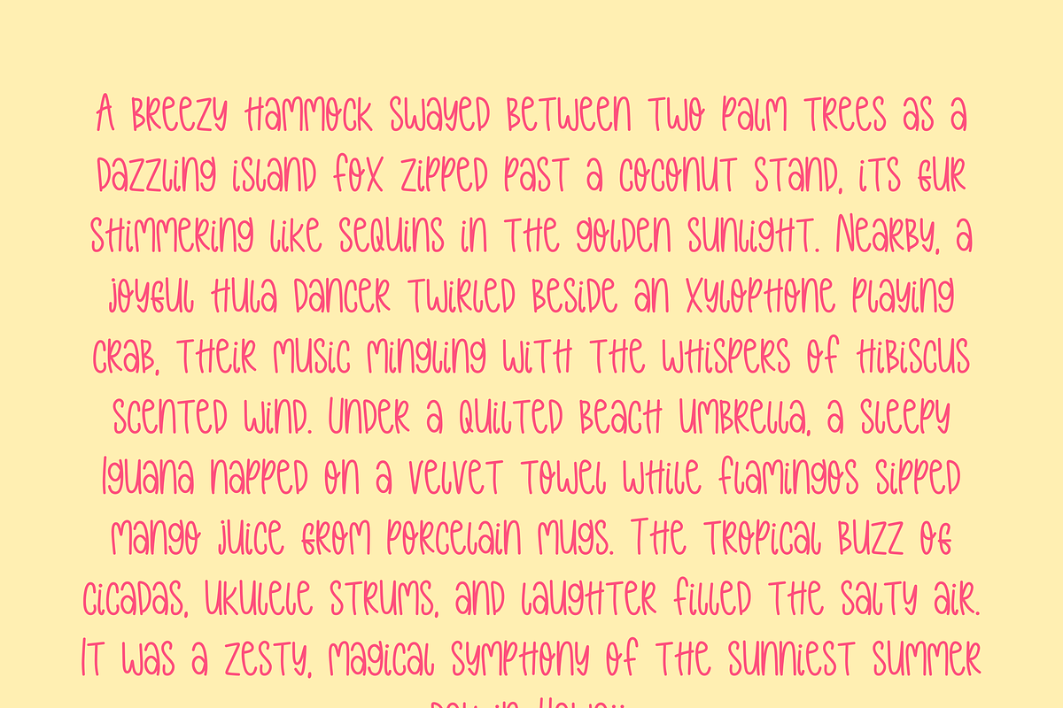 Coconut Cake Font – Handwritten Sans, a Handwritten Font by Dottie Digitals (Photo 3 of 4)