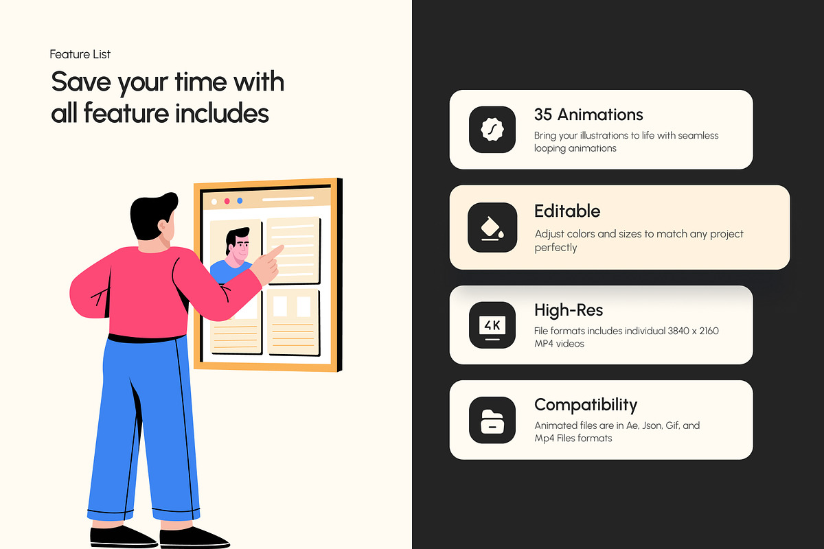 Animated Hiring Illustrations Art, a Finance Illustration by Creative Stall (Photo 3 of 5)