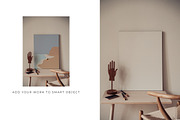 WHITE CANVAS. MOCKUP BUNDLE., a Poster Template by OntheMoon (Thumbnail 7 of 10)