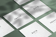 Square Embossed Business Card Mockup, a Product Mockup by Cuoco (Thumbnail 5 of 7)