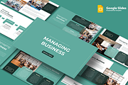 Managing Business - Google Slides, a Presentation Template by artchiles_design (Thumbnail 1 of 4)