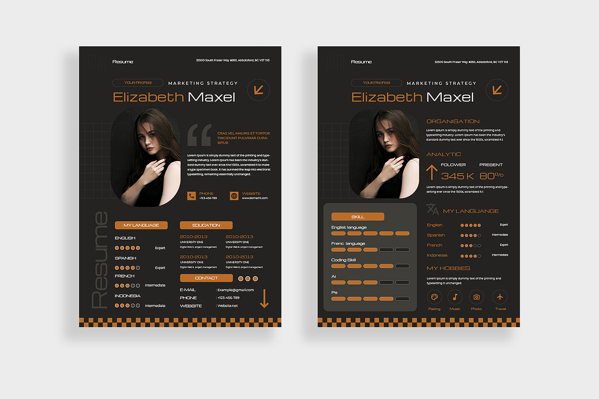 Modern Clean Minimalist Resume / CV, a Resume Template by TMint Play (Photo 3 of 4)
