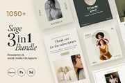 Sage Bundle for Coaches and Creators, a Social Media Template by Sparrow & Snow (Thumbnail 1 of 35)