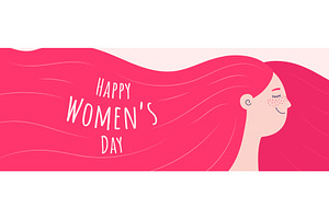 Beautiful woman with long hair 8, an Illustration by sceptical cactus