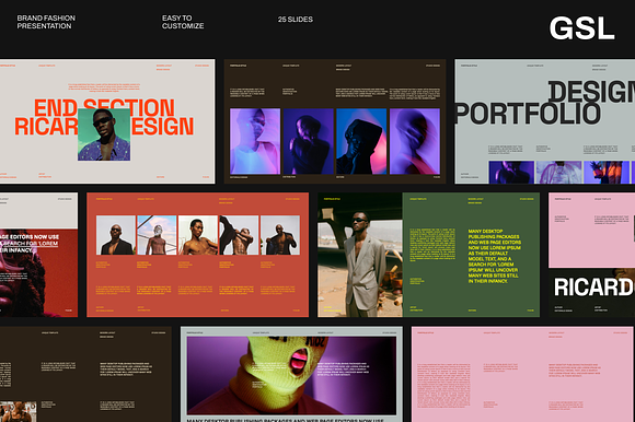 RICARDO-Brand Fashion Google slides preview 6