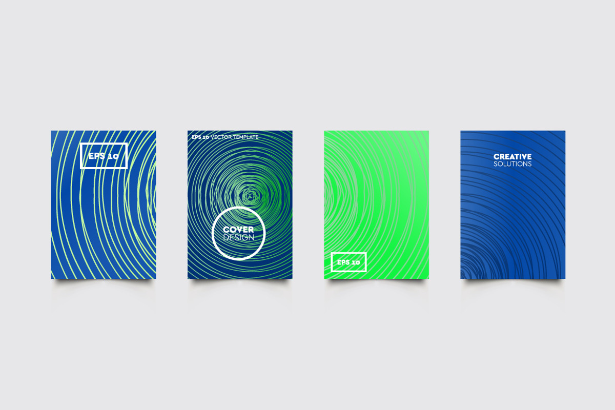 Cover Vector Patterns #216, a Brochure Template by relineo.vectors