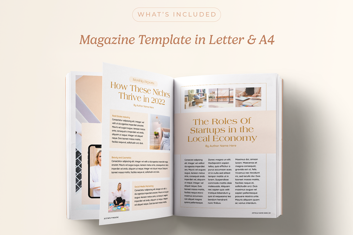 Startup Magazine Volume 1, a Magazine Template by Creatif Foundry (Photo 2 of 7)