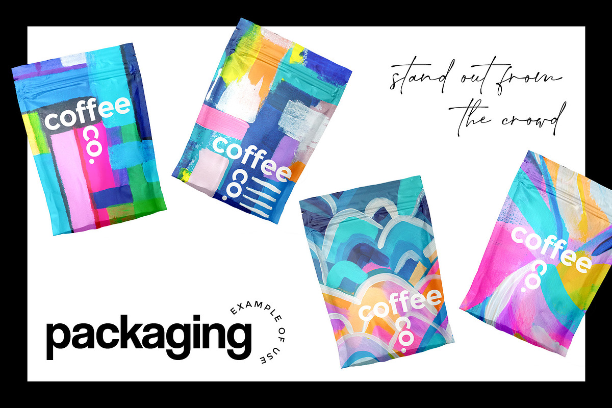 Colour POP Abstract Backgrounds, a Texture Graphic by Carla Fern Designs (Photo 8 of 11)