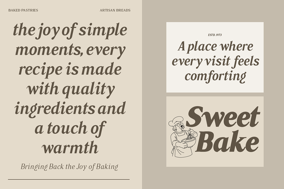 Rainvolt Classic Letterforms, a Serif Font by roomspace creative lab (Photo 6 of 13)