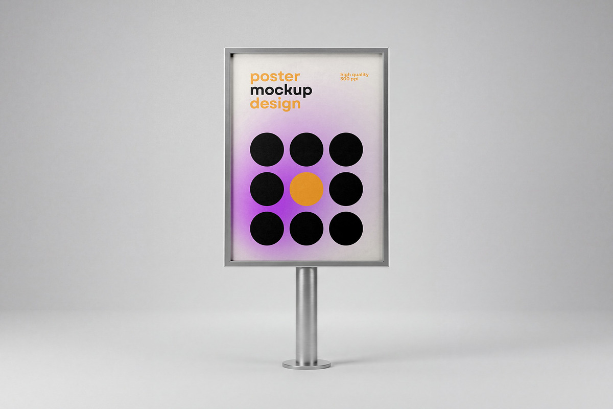 Signage & Indoor Display Mockups, an Advertising Mockup by dpi (Photo 10 of 13)