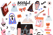 Cute Spooky Halloween Clipart Bundle, an Object Graphic by Ruslana Lubenets (Thumbnail 5 of 21)