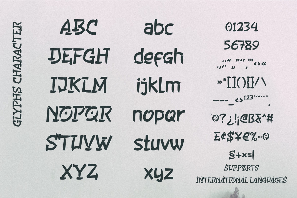SUKORO - Japanese style font, a Font by twinstd (Photo 8 of 9)