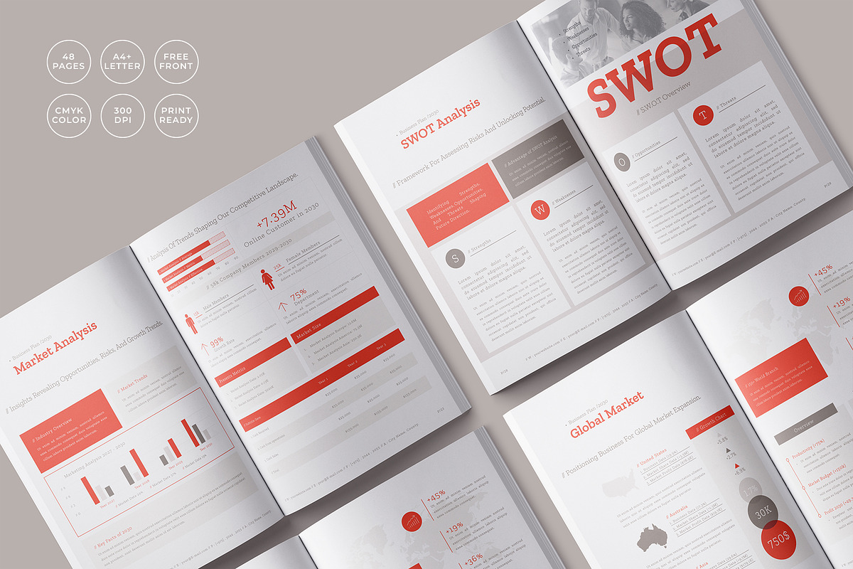 Business Plan Template, a Brochure Template by Designsoul14 (Photo 5 of 14)