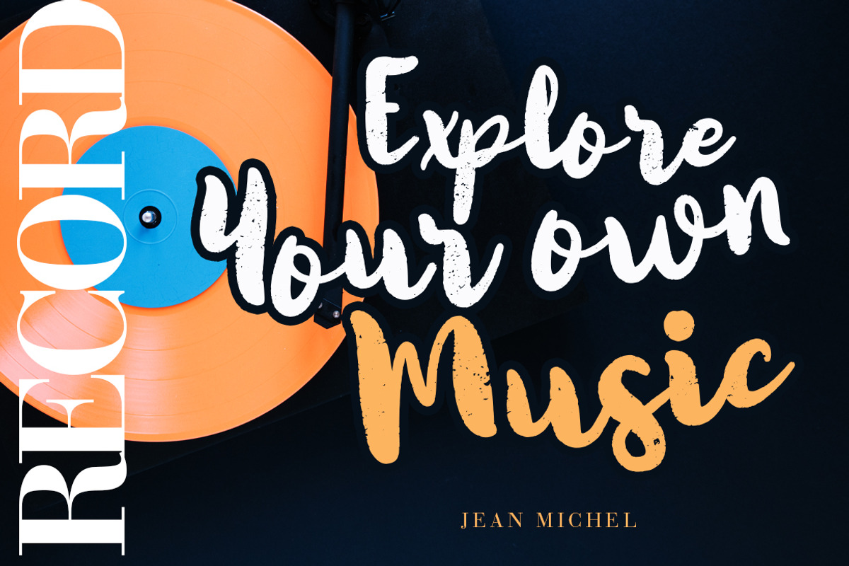 Quicksliver Brush Advertisement Font preview 4
