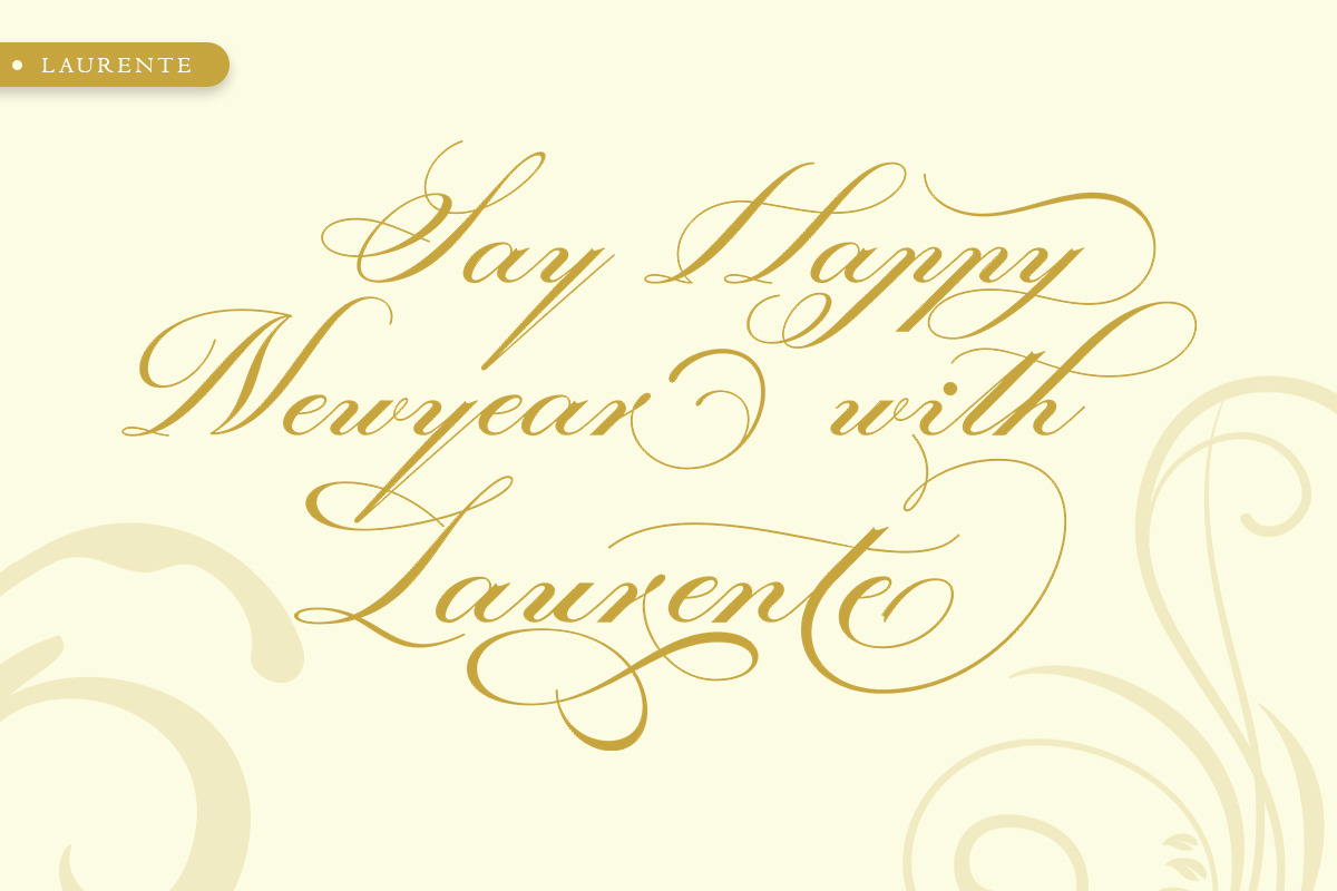 Laurente script, a Script Font by Slex Studio (Photo 4 of 10)