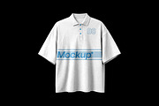 Oversized Polo Mockup, a Shirt Mockup by Design Squad (Thumbnail 1 of 4)