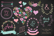 Vector Garden Party Vintage Flowers, an Illustration by Amanda Ilkov (Thumbnail 2 of 4)